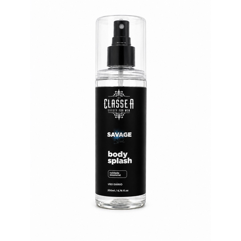 BODY SPLASH CLASSE A SAVAGE 200ml ALTA CONCENTRAÇÃO DE FRAGÃNCIA 1n