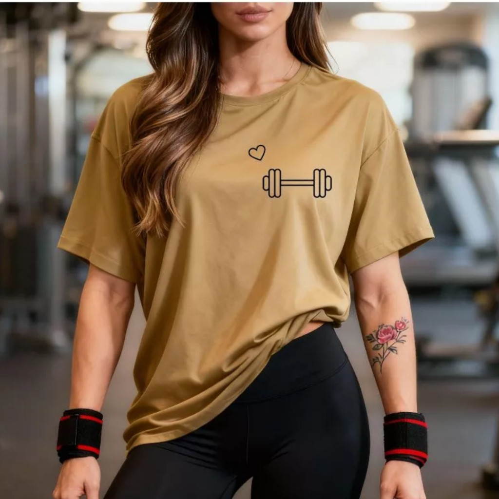 Camiseta Camisa Feminino Masculino Unissex Academia T-Shirt Algodão Gym Fitness Envio Imediato