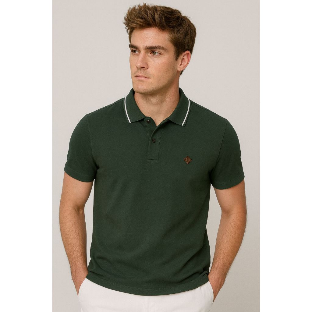 Camiseta Gola Polo Masculina Alta Qualidade Camisa 100% Algodão Basica Para Homem