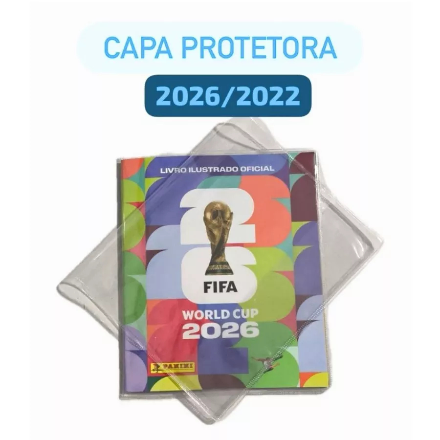 Capa Protetora Álbum Copa do Mundo 2026 Brochura