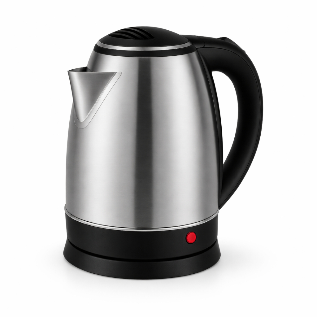 Chaleira Elétrica Inox 1,8L Jarra Elétrica Água Quente Rápido Café Chá Cozinha