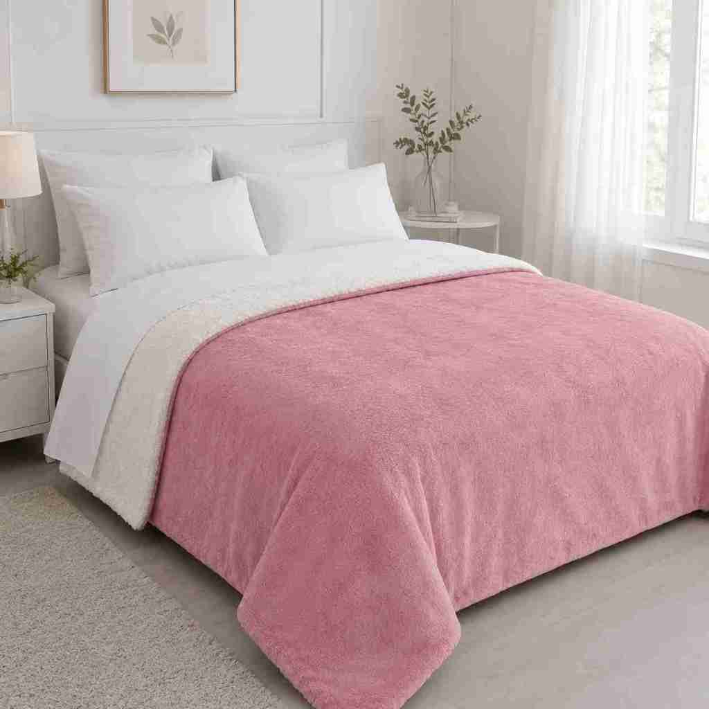 Coberdrom Queen Sherpa Soft 240x210 Premium Dupla Face
