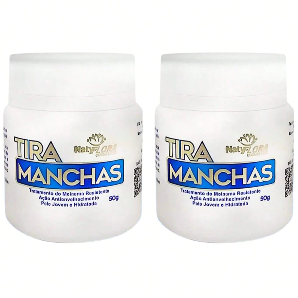 Creme Tira Manchas Natyflora 50g Ação Anti-envelhecimento