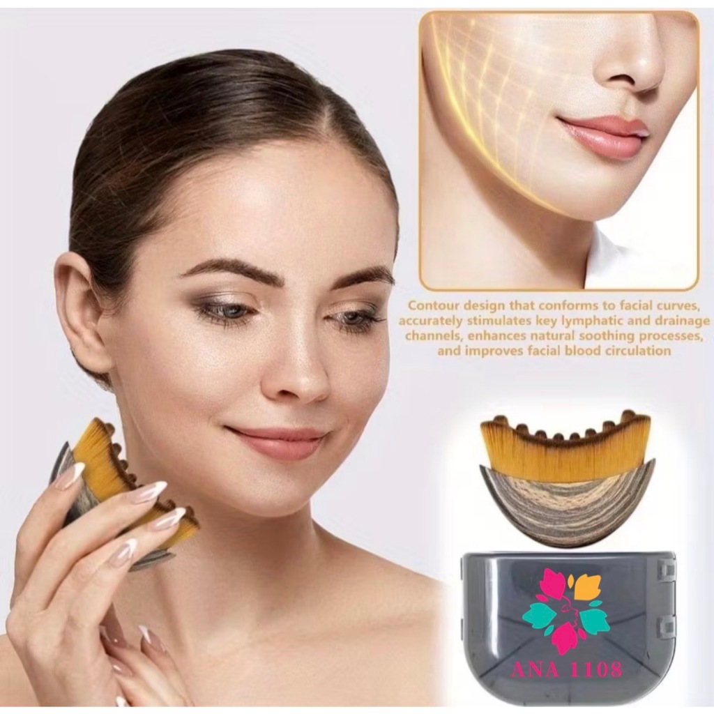 Escova de massagem facial E Para Escultura De Queixo Mandíbula Adequada-Rich