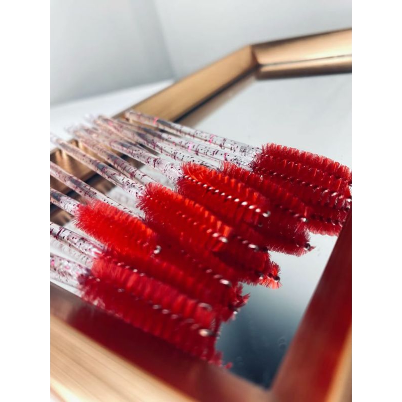 Escovinha para Cílios E Sobrancelha com Glitter ✨Lash Brush Higienico A unidade