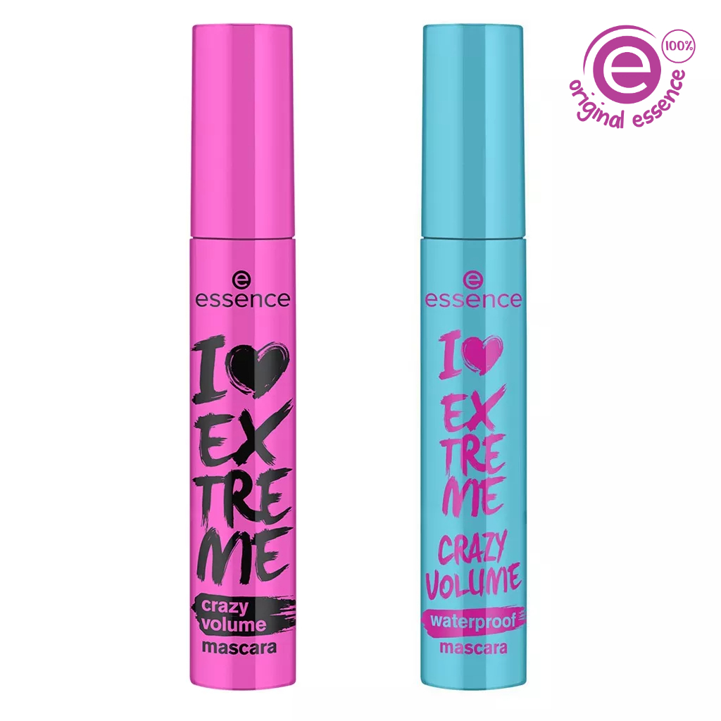 Essence I Love Extreme Crazy Volume Preto Máscara para Cílios de Volume