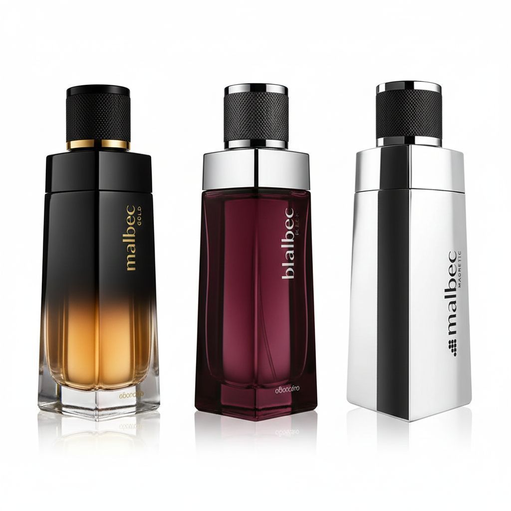 Kit 3 Perfumes Malbec Masculino Importado Aroma Marcante Essência  Alta Fixação Projeção Duradoura
