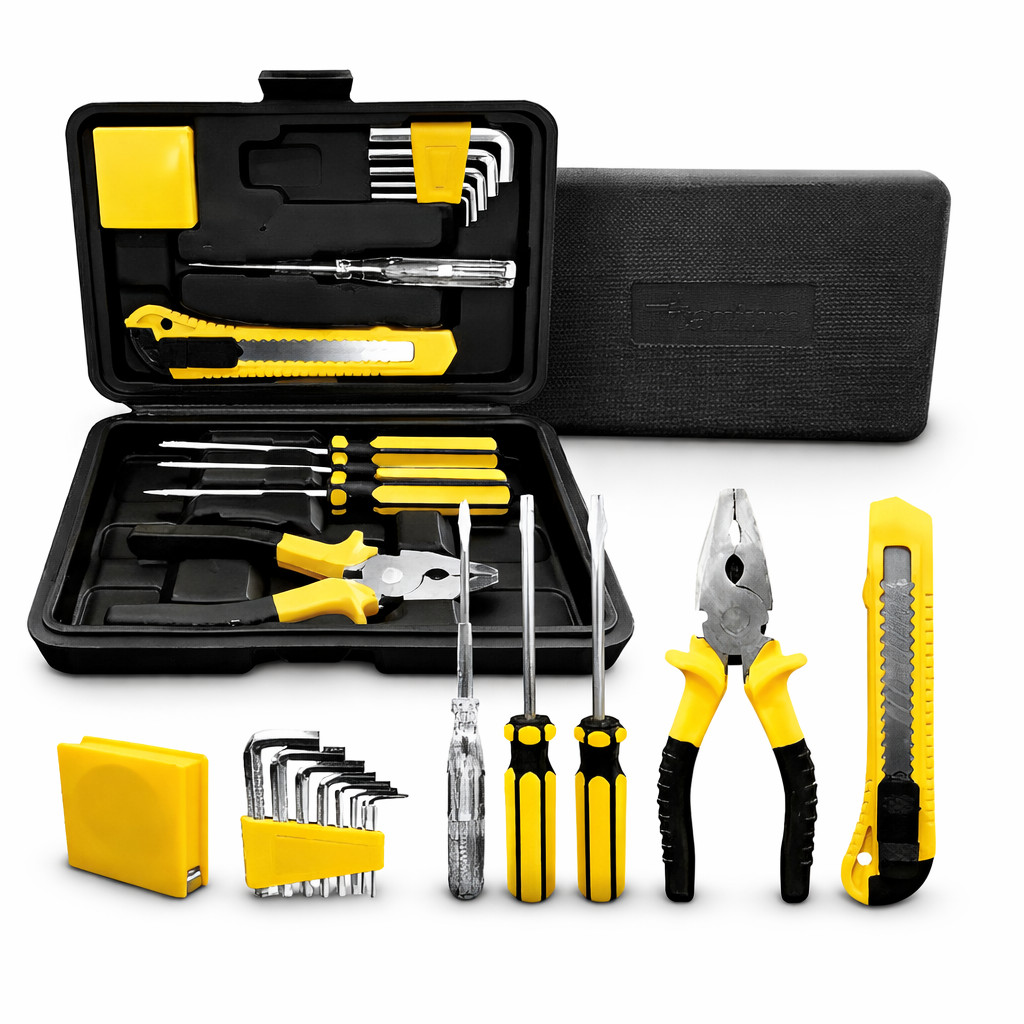 Kit de Ferramentas Titanium 12 Peças com Maleta Resistente – Ideal para Reparos e Manutenção