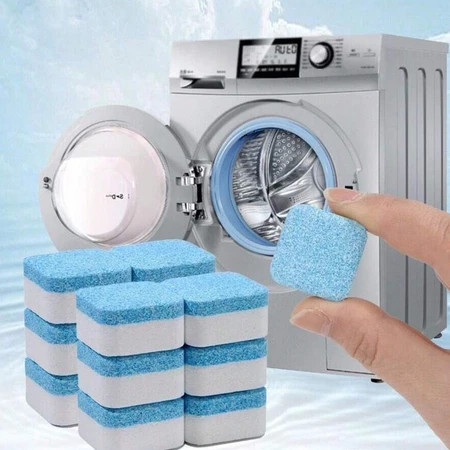 Kit Limpador Pastilha de máquina de lavar, comprimido efervescente sólido para remover e tirar manchas