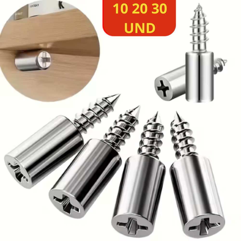 Kit Pino para Prateleiras Armarios Vidros Espelhos e Borracha Anti Derrapante