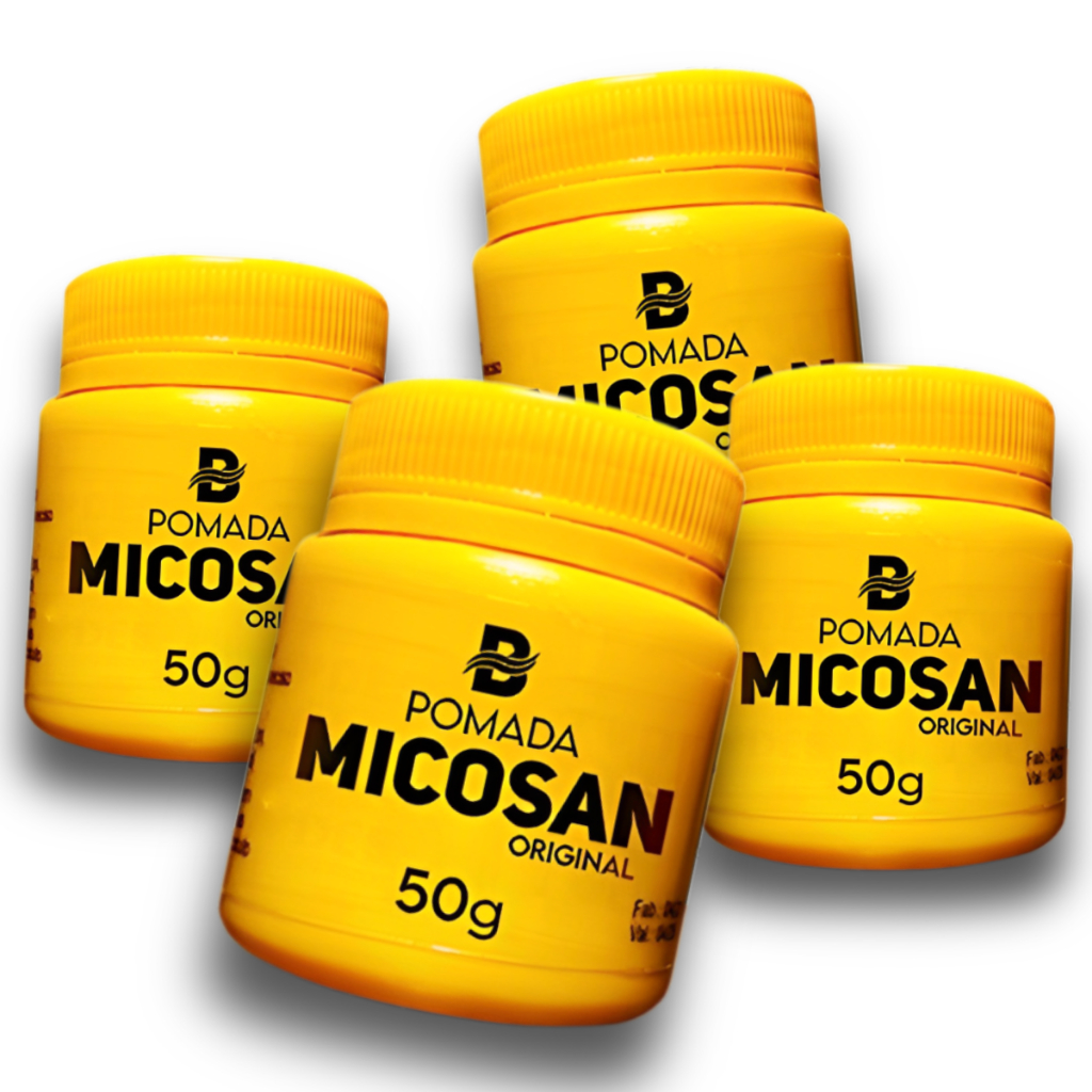 kit Pomada Micosan Mikoziu 50g Original - Para Micoses e Clareador de Manchas