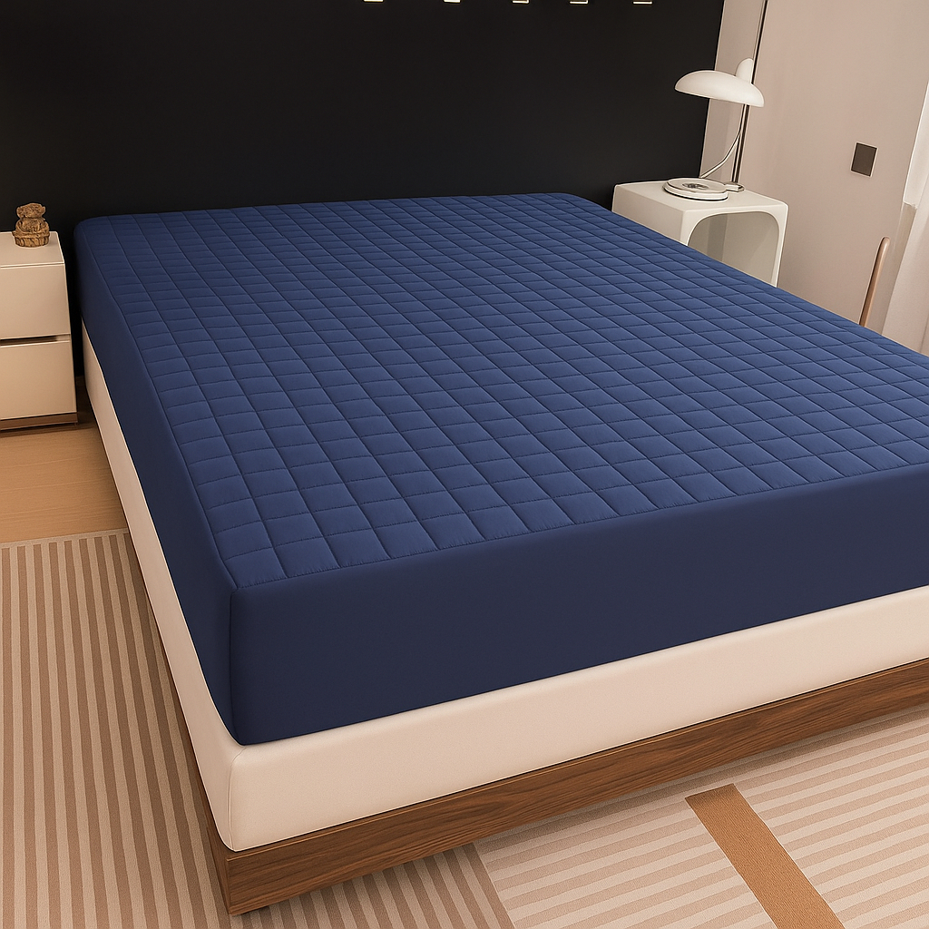 Lencol Impermeavel Matelado Com Elastico Em Toda Volta Casal Queen King e Solteiro