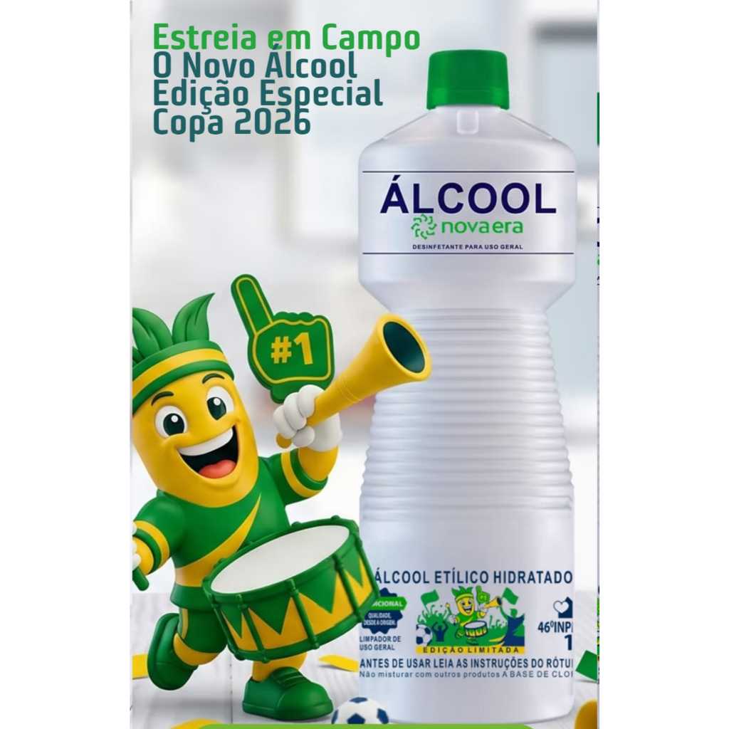 LIMPEZA PESADA NOVA ERA BACTERICIDA 99,9%  46º INPM 1LT