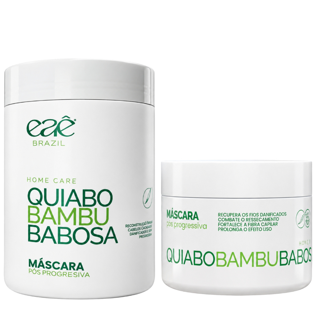 Mascara De Tratamento Intensivo Quiabo Bamboo E Babosa 1kg Eae