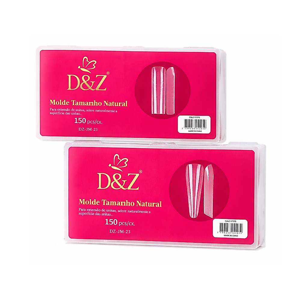Molde F1 D&Z Tamanho Natural 0mm– Formato Quadrado/Mandorla 150 Peças