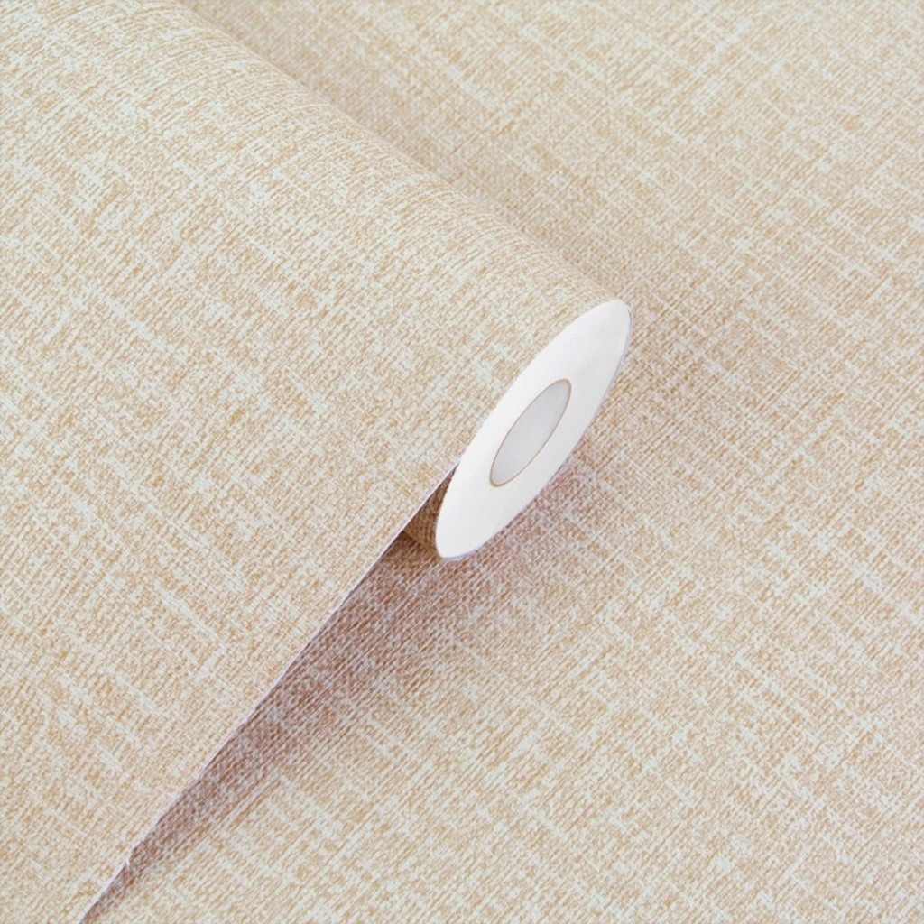 Papel De Parede Adesivo 3D Linho Texturizado Lavável