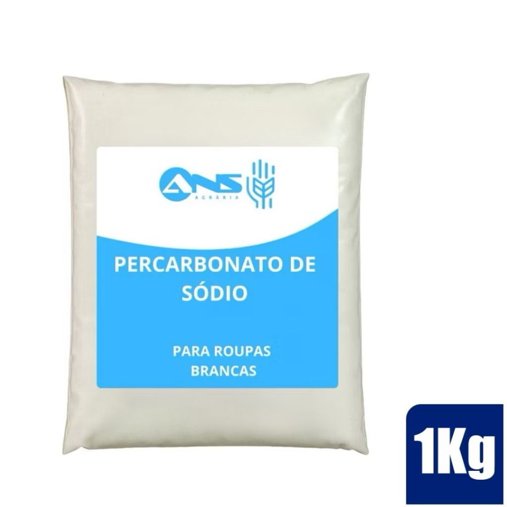 Percarbonato de Sódio Original Limpeza Remove Manchas Desinfeta e Clareia Roupas Brancas