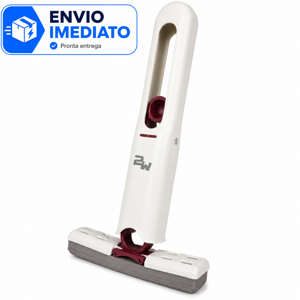 Rodo Mini Mop Mágico Retrátil Limpador Para Pia Cozinha Cabo Regulável Compacto Multiuso