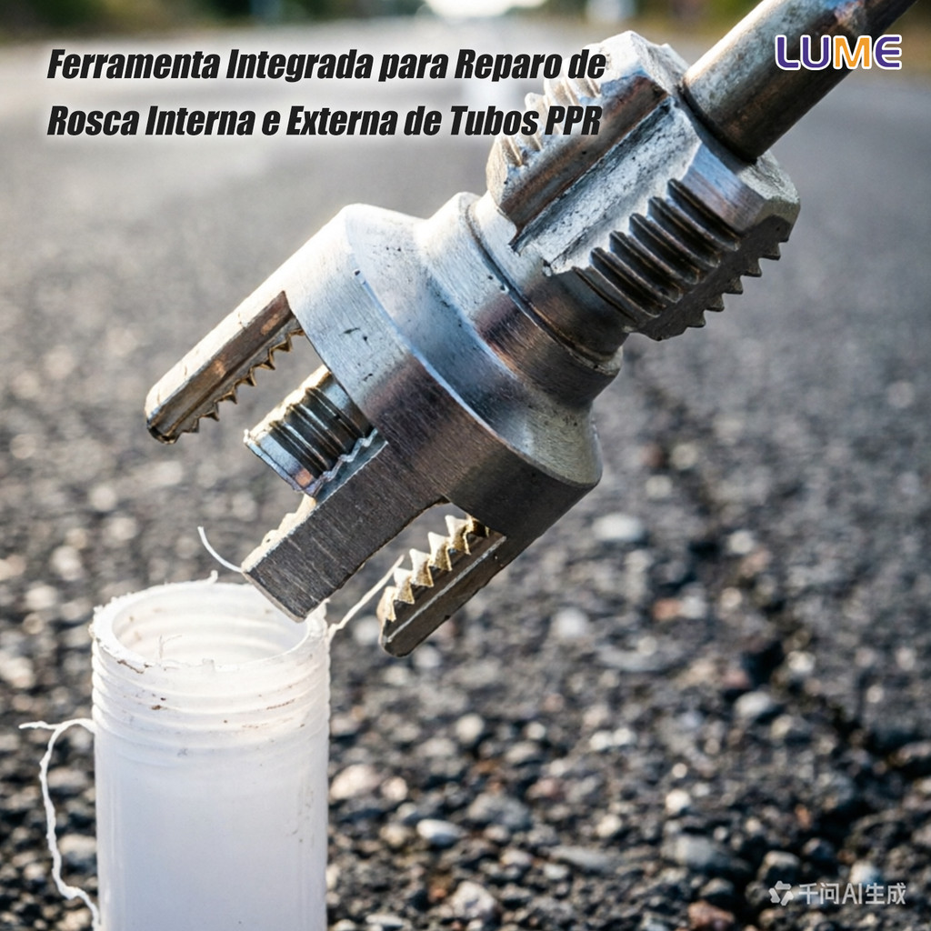 Rosqueador Abridor Interno e Externo para Tubos de PVC 1/2" e 3/4"   Compatível com Furadeira/Broca