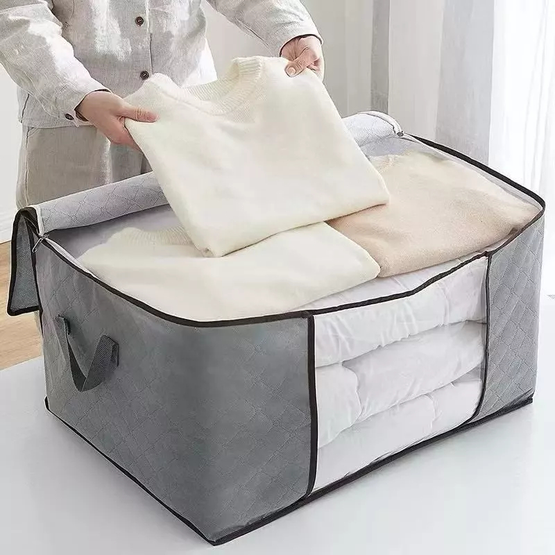 Saco Organizador Para Cobertor Caixa 1/2/3/4/5/6/7/8pcs Saco Organizador Cobertor Casaco Guarda Roupa Ecológico