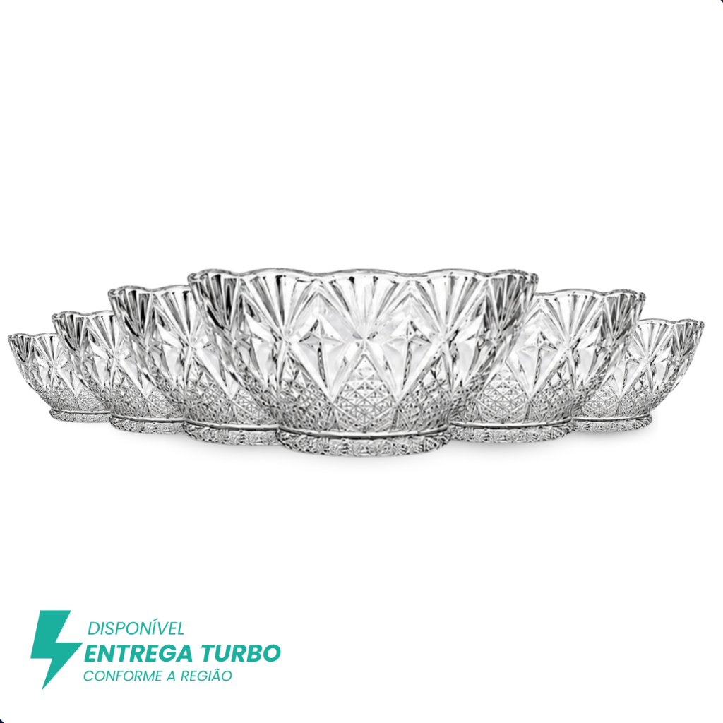 Tigelas de Vidro 150ml – Kit 6 a 24 Peças para Sobremesa, Molhos e Petiscos