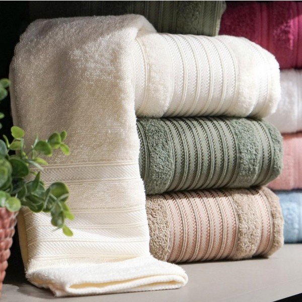 Toalha De Rosto Linha Luxo Prime Florença - 44x80 cm 400 G/m2 - 100% Algodão - Alta Qualidade